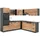 Vicco Winkelküche R-Line L-Form 237 cm Goldkraft Eiche/Anthrazit