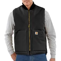 CARHARTT V01 Insulated Rib Collar Weste - Black XL