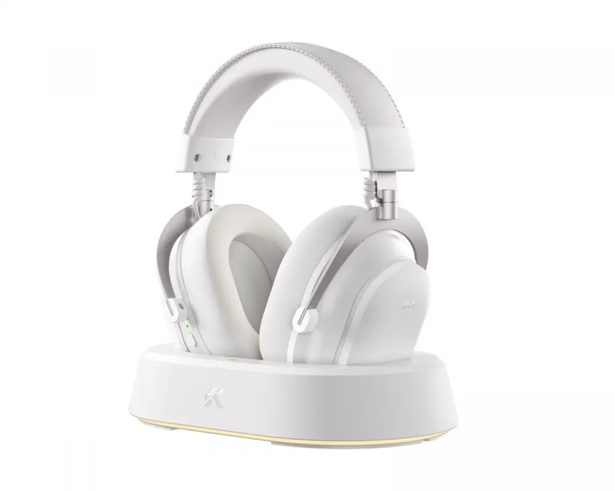 MCHOSE V9 Turbo Drahtloses Headset - Icy White
