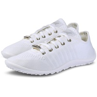 Leguano go: white Barfußschuhe Gr. 47