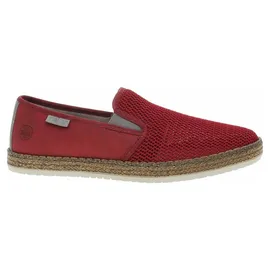 Rieker Espadrilles Herren Rot 43
