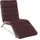 W.Schillig Relaxliege daily dreams Leder/Polyester 65 x 91 x 170 cm Braun mit Kissen
