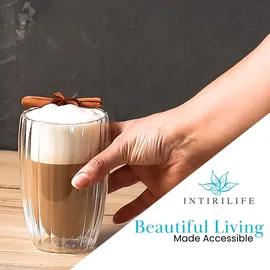 Intirilife Latte Macchiato Glas 0,35 l 2 St.