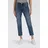 Herrlicher 7/8-Jeans Shyra Cropped Denim Comfort mit halb verdeckter Knopfleiste blau 27