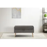 OTTO home Truhenbank AMIRA grau 81 x 36 x 43 cm