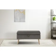 OTTO home Truhenbank AMIRA grau 81 x 36 x 43 cm