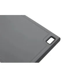 JUSTINUS Schneidebrett CleanCut ¦ grau ¦ Kunststoff ¦ Maße (cm): B: 20