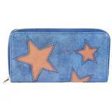 Cham Cham Damen Geldbörse blau-braun