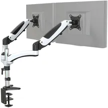 HJH Office VM-MG2 Monitor Halterung Schwenkarm Schwarz/Weiß