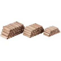 WOLFCRAFT GmbH 2905000, Rund, Buche, 6 x 30,0 mm, Dübel -