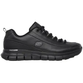 SKECHERS Sure Track Trickel Trainers, Black Leather, 40 EU
