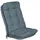 Beautissu Hochlehner Auflage 120 x 50 x 8 cm Taubenblau 2 St.