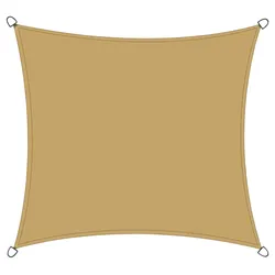 Sonnensegel H16887 ca. 360x360x360 cm Sandfarben