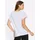 Lady Rundhals-Shirt Weiß/Eucalyptus 38