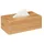 Relaxdays Kosmetiktücherbox Holz Braun