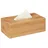 Relaxdays Kosmetiktücherbox Holz Braun