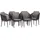 ACAMP Armsessel Manhattan 61 x 61 x 81 anthrazit meliert 6 St.