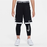 Nike Pro Warm Tights Kinder 010 - black/black/white L (147-158 cm)