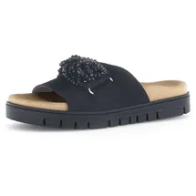 Gabor Damen Pantoletten, Frauen Slipper,Best Fitting,Gartenschuhe,Sommerschuhe,sommerclogs,Sandalen,Freizeitschuhe,Slides,schwarz,40 EU / 6.5 UK - 40 EU