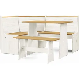 Hti-Living Sitzgruppe 3-teilig Marija Weiß