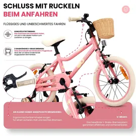 SUN BABY LOOFI 16 Zoll RH 0 cm grau/rosa