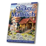 Media Verlag Sticker Malbuch: Erwachsene - Ruhe & Gelassenheit