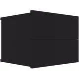vidaXL Nachtschrank 40 x 30 x 30 cm Schwarz