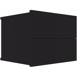 vidaXL Nachtschrank 40 x 30 x 30 cm Schwarz