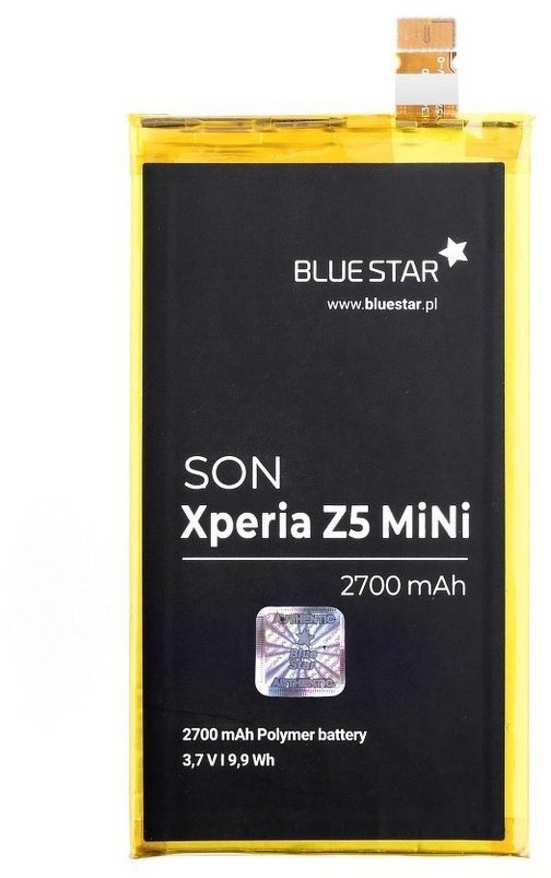 BlueStar Akku Ersatz kompatibel mit Sony Xperia Z5 Compact 2700 mAh Austausch Batterie Accu LIS1594ERPC Smartphone-Akku