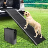 Hunderampe Auto Klappbar, 170Cm X 44Cm Extra Lange Tragbare Haustierrampe Für Gr