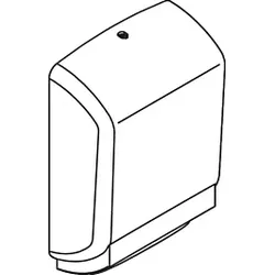 Hewi 477 Papierhandtuchspender 477.06.6000586 Behälter weiß transluzent, sand