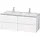 Duravit L-Cube Waschtischunterschrank 4 Schubkästen, wandhängend Betongrau Matt