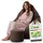DreamRoots Sitzsack Cord Erwachsener Sitzsäcke Jugendlicher Teenager 80x80x120cm - Sitzsack mit Füllung, Hocker, Lehne und Bezug - Bean Bag Chair - Sitzkissen Boden
