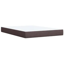 vidaXL Boxspringbett 140 x 200 cm Dunkelbraun