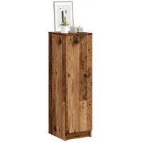 VidaXL Schuhschrank Altholz-Optik 29,5x35x100,5 cm Holzwerkstoff