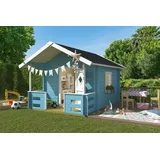 Nordic Holz Spielhaus Lido Blau