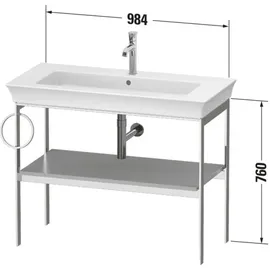 Duravit White Tulip 98,4x45cm, Me, bo, HTH li, Tau s-matt
