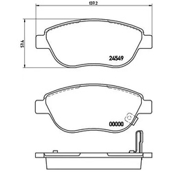 BREMBO BREMSSCHEIBEN Ø284MM + BREMSBELÄGE VORNE FÜR FIAT 500LGENERAL MOTORS OPEL SIZW2NREG9
