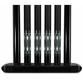 John West Billard Set - Wandhalterung 4 professionelle Billardqueues + 2 Brückenqueues