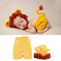 Hztyyier Baby fotoshooting, Baby Löwe Kostüm, Baby weiches bequemes niedliches Löwe Kostüm Foto Prop, Neugeborenen fotografie baby kostüm