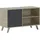 SKRAUT HOME Wind 100 TV-Schrank 95 x 40 x 57 cm Anthrazitgrau/Eiche