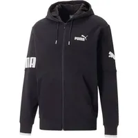 Puma Power Colorblock Kapuzenjacke Herren Schwarz S