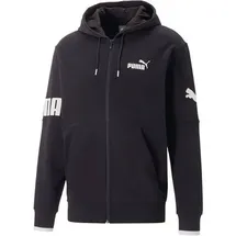Puma Power Colorblock Kapuzenjacke Herren Schwarz S