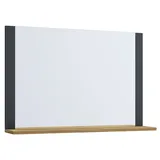 VCM Badspiegel Wandspiegel Bad Ablage Lendas 55x60 cm