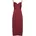 VIRAVENNA Maxikleid Unifarben Rot 44