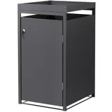 ML-Design Mülltonnenbox 68 x 80 x 124 cm anthrazit