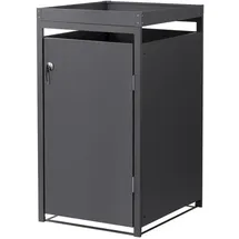ML-Design Mülltonnenbox 68 x 80 x 124 cm anthrazit