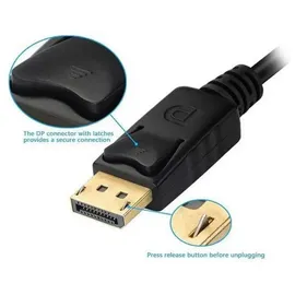 Equip DisplayPort-zu-VGA-/HDMI-/DVI-Adapter 0,24 m Schwarz