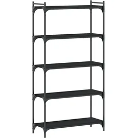 vidaXL Bücherregal 5 Böden 60 x 30 x 154 cm Schwarz