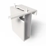 3DSR Batteriefach & Stern Fensterhalterung mit Blende für Herrnhuter Stern (Weiß)